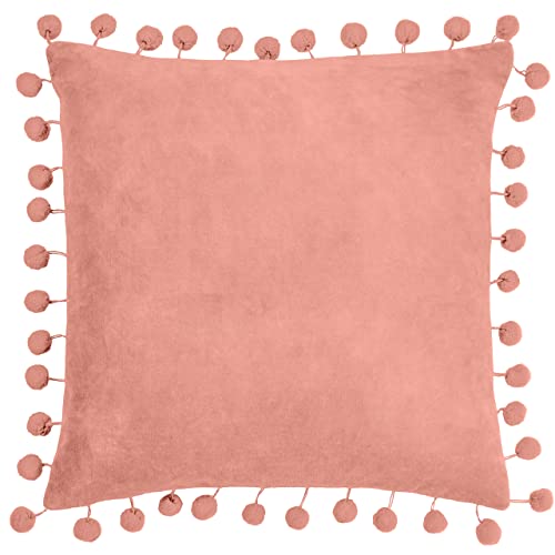 furn. Möbel. Dora quadratische Baumwollpom -Pom -Kissenbedeckung von furn.