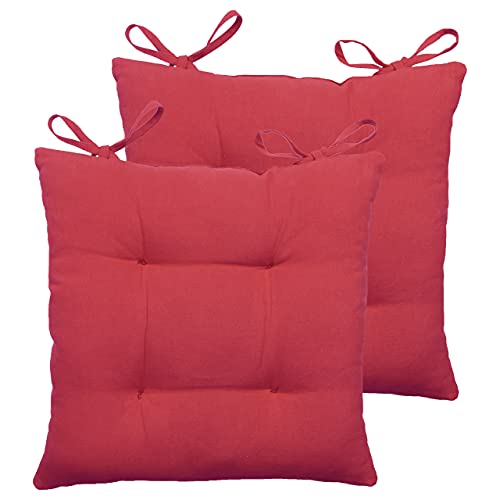 furn. Kuba Sitzpolster, Canvas, rot, 43 x 43cm, 2 furn. Kuba Sitzpolster, Canvas, rot, 43 x 43cm, 2 von furn.