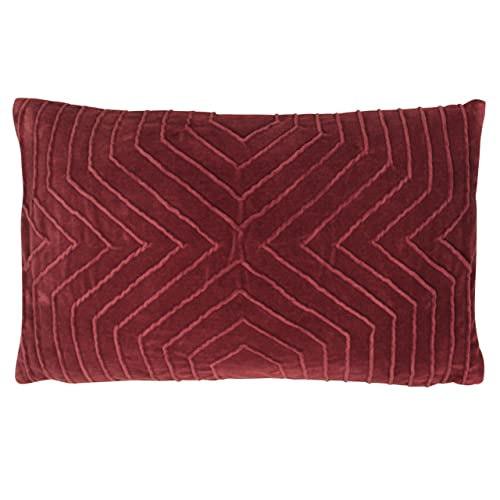 furn. Mahal Polyester gefülltes Kissen, Baumwolle, Berry, 30 x 50cm von furn.