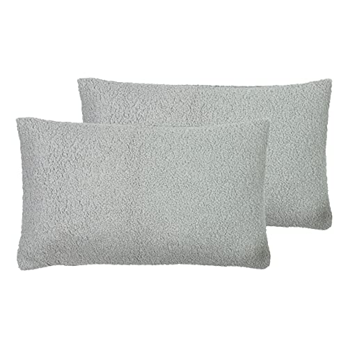 Evans Lichfield Malham Twin Pack-Feder gefüllte Kissen, Maschinenwaschbar, Taube, 30 x 50cm, 2 von furn.