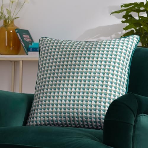 furn. Marttel Geometrisches Jacquard-Kissen, gefüllt mit Federn furn. Marttel Geometrisches Jacquard-Kissen, gefüllt mit Federn von furn.