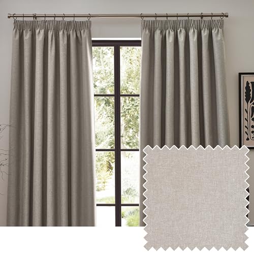 furn. Paar Dawn Verdunkelungsvorhänge mit Bleistiftfalten – Leinen – 168 x 183 cm furn. Paar Dawn Verdunkelungsvorhänge mit Bleistiftfalten – Leinen – 168 x 183 cm von furn.