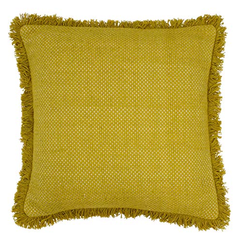 furn. Sienna Kissen mit Federn gefüllt, Ocker, 45 x 45 cm von furn.