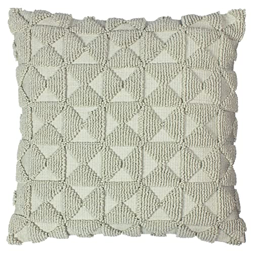 furn. VARMA Polyester gefülltes Kissen, Baumwolle, Taupe, 45 x 45cm von furn.