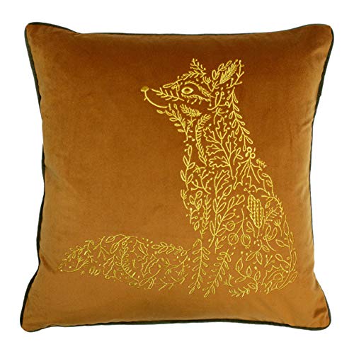 furn. Wald Fauna Fox Polyester gefülltes Kissen, Rost, 50 x 50cm von furn.