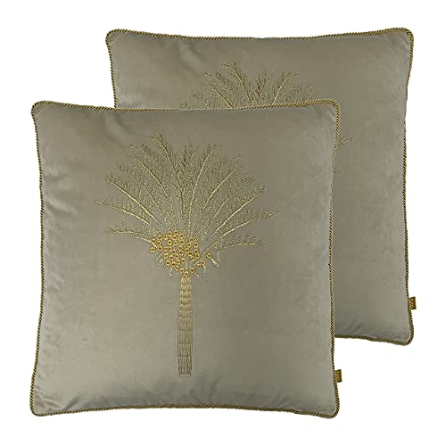 furn. Wüste Palm Twin Pack Polyester gefüllte Kissen, Elfenbein, 50 x 50cm, 2 von furn.