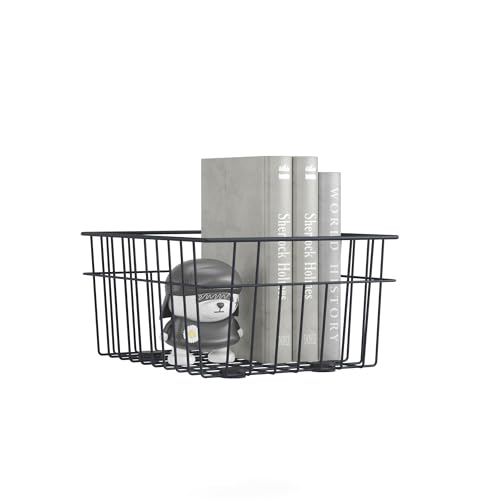 furni24 Metallkorb – Moderner Drahtkorb zur Aufbewahrung – Robuster und stilvoller Organizer für Büro, Wohnzimmer oder Badezimmer, Anthrazit furni24 Metallkorb – Moderner Drahtkorb zur Aufbewahrung – Robuster und stilvoller Organizer für Büro, Wohnzimmer oder Badezimmer, Anthrazit von furni24