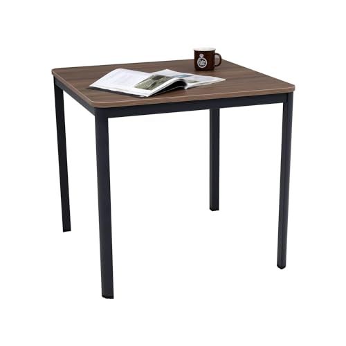 furni24 Schreibtisch D-Profil Nova 80x80x75cm, Nussbaum, Einfache Montage, Arbeitstisch, Bürotisch, Küchentisch, Esstisch, Druckertisch Büro-Möbel Computertisch Gaming-Tisch Mehrzwecktisch furni24 Schreibtisch D-Profil Nova 80x80x75cm, Nussbaum, Einfache Montage, Arbeitstisch, Bürotisch, Küchentisch, Esstisch, Druckertisch Büro-Möbel Computertisch Gaming-Tisch Mehrzwecktisch von furni24