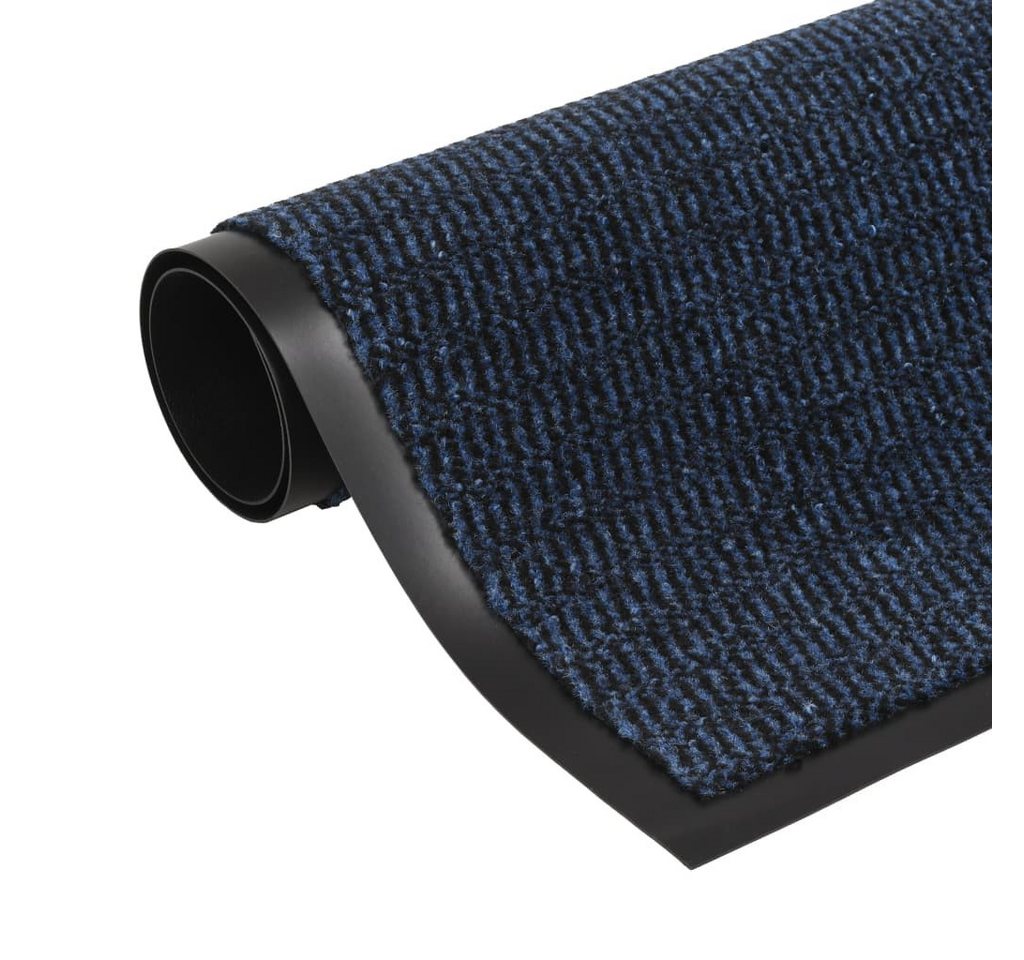 Fußmatte Schmutzfangmatte Rechteckig Getuftet 40x60 cm Blau, furnicato, Rechteckig von furnicato