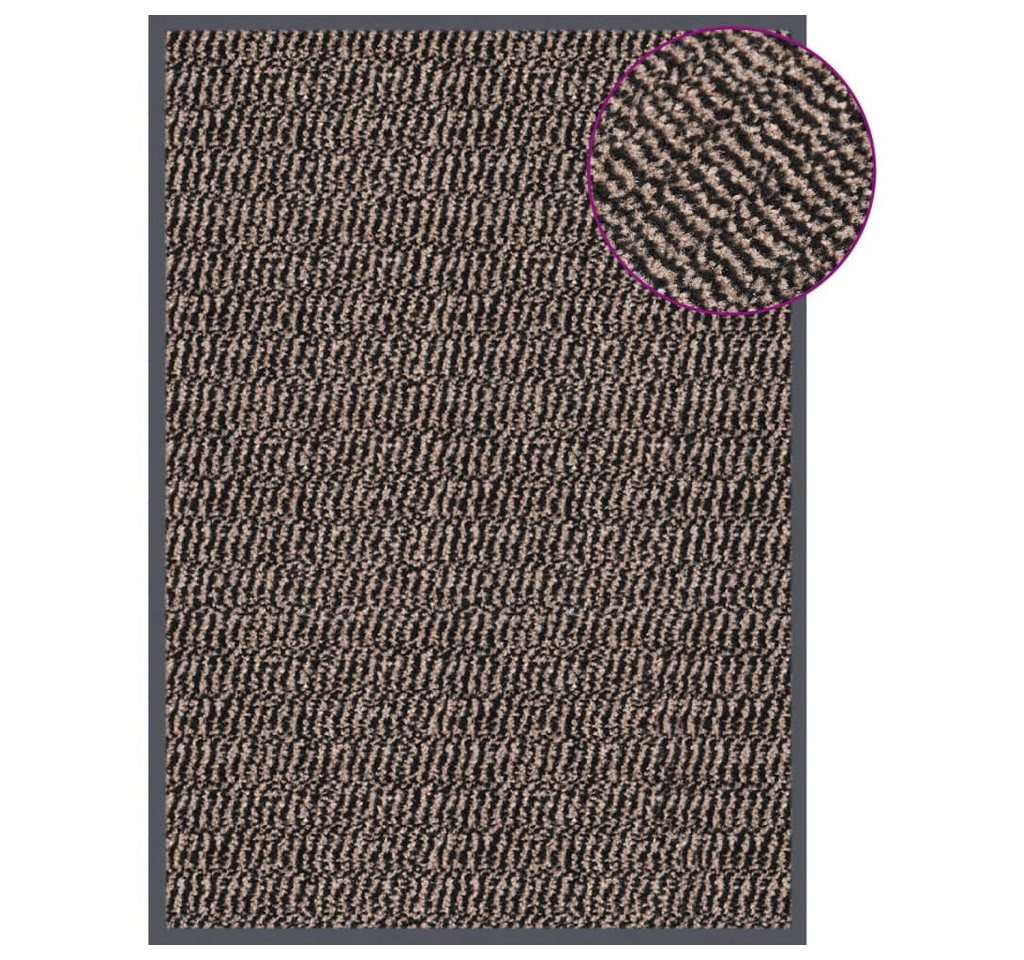 Fußmatte getuftet 40x60 cm Dunkelbraun, furnicato, Rechteckig von furnicato