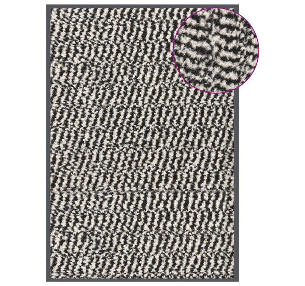 Fußmatte getuftet 40x60 cm Hellbraun, furnicato, Rechteckig von furnicato