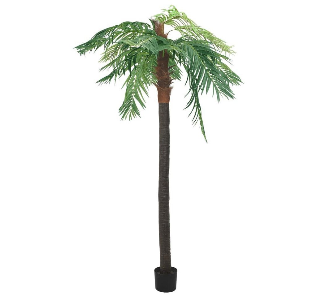 Kunstpflanze Künstliche Palme Phönix mit Topf 305 cm Grün, furnicato, Höhe 305 cm von furnicato