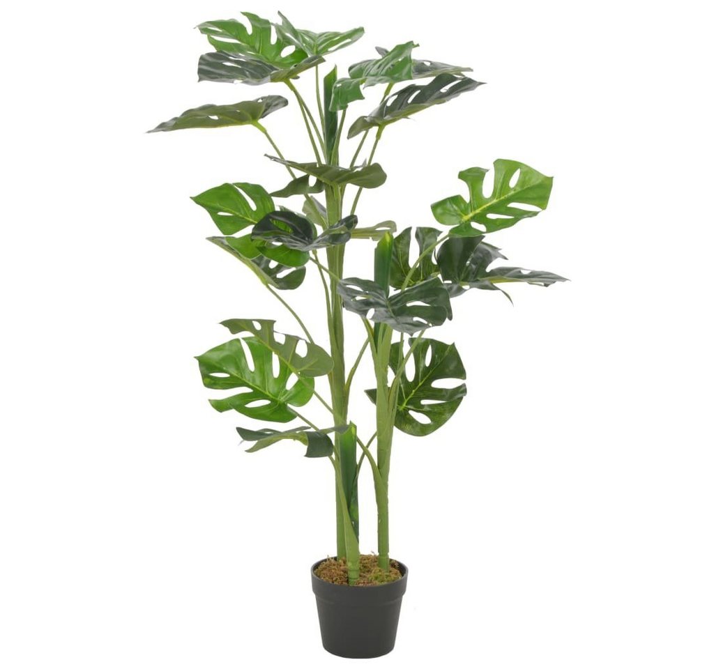 Kunstpflanze Künstliche Pflanze Monstera mit Topf Grün 100 cm, furnicato, Höhe 100 cm von furnicato