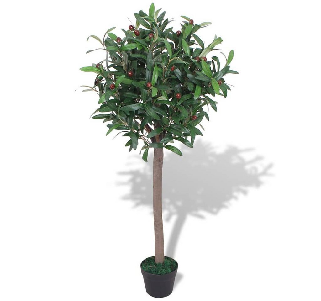 Kunstpflanze Künstlicher Lorbeerbaum mit Topf 120 cm Grün, furnicato, Höhe 120 cm von furnicato