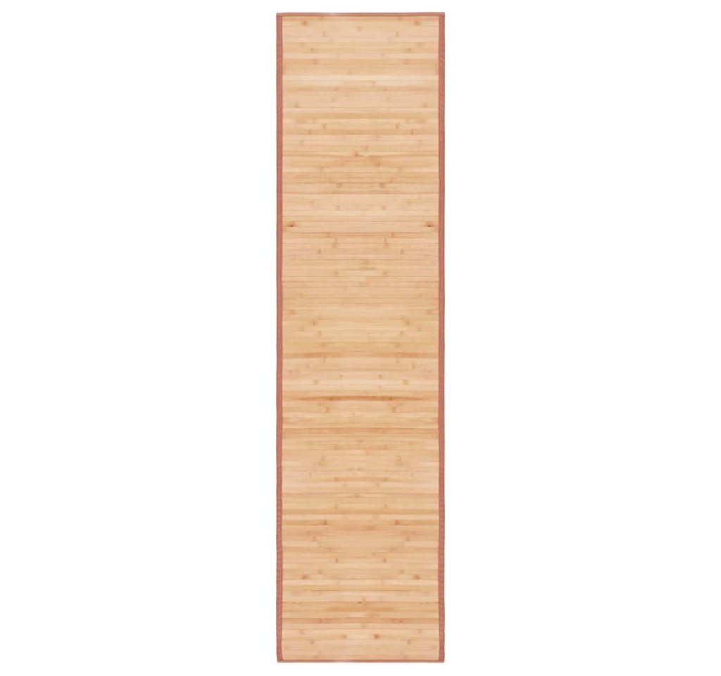 Teppich Bambus 80x300 cm Braun, furnicato, Rechteckig von furnicato