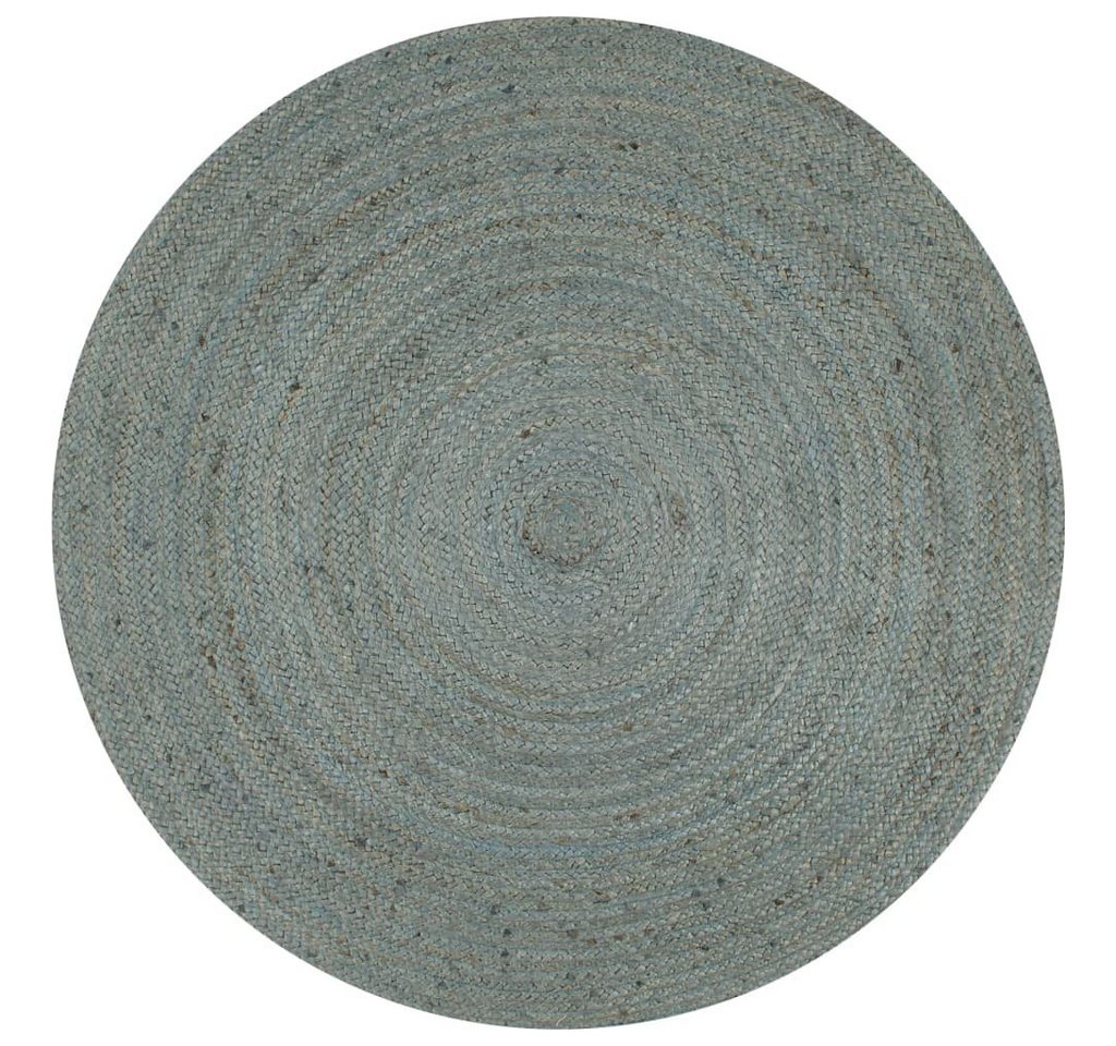Teppich Handgefertigt Jute Rund 150 cm Olivgrün, furnicato, Runde von furnicato