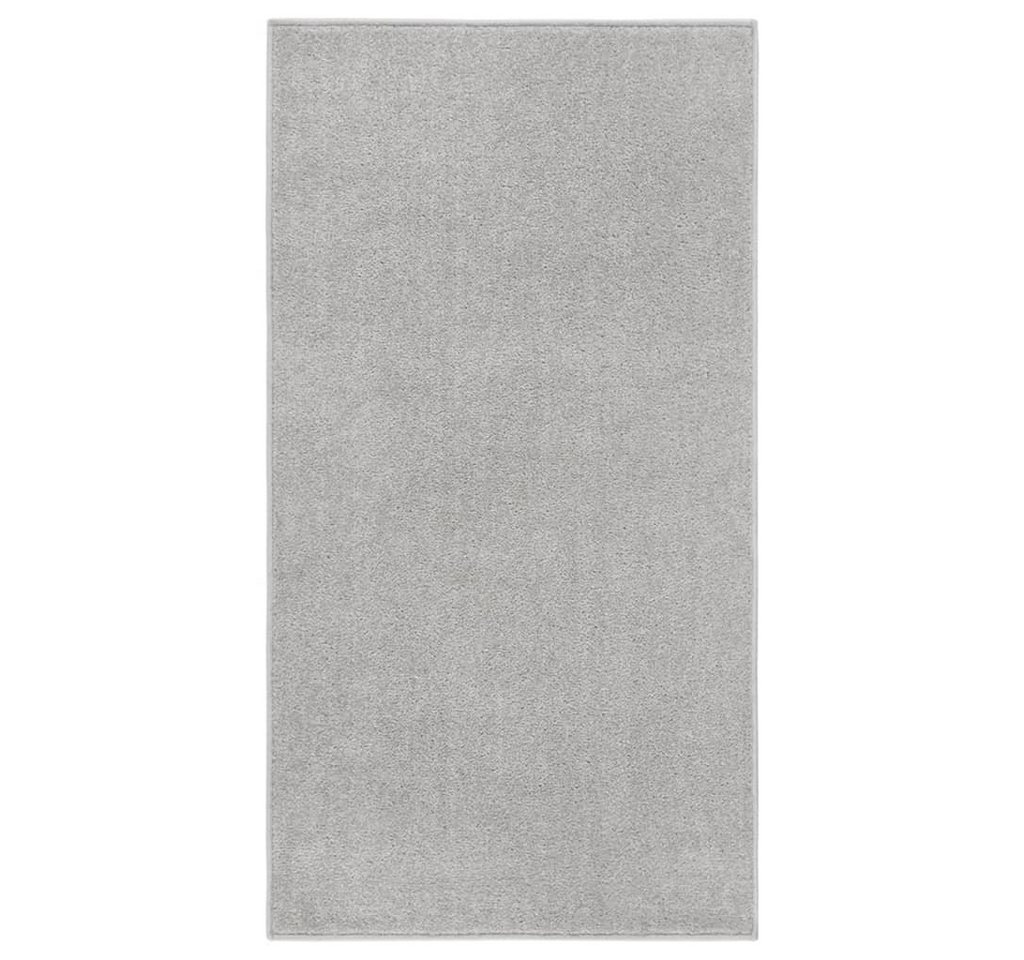 Teppich Kurzflor 80x150 cm Hellgrau, furnicato, Rechteckig von furnicato