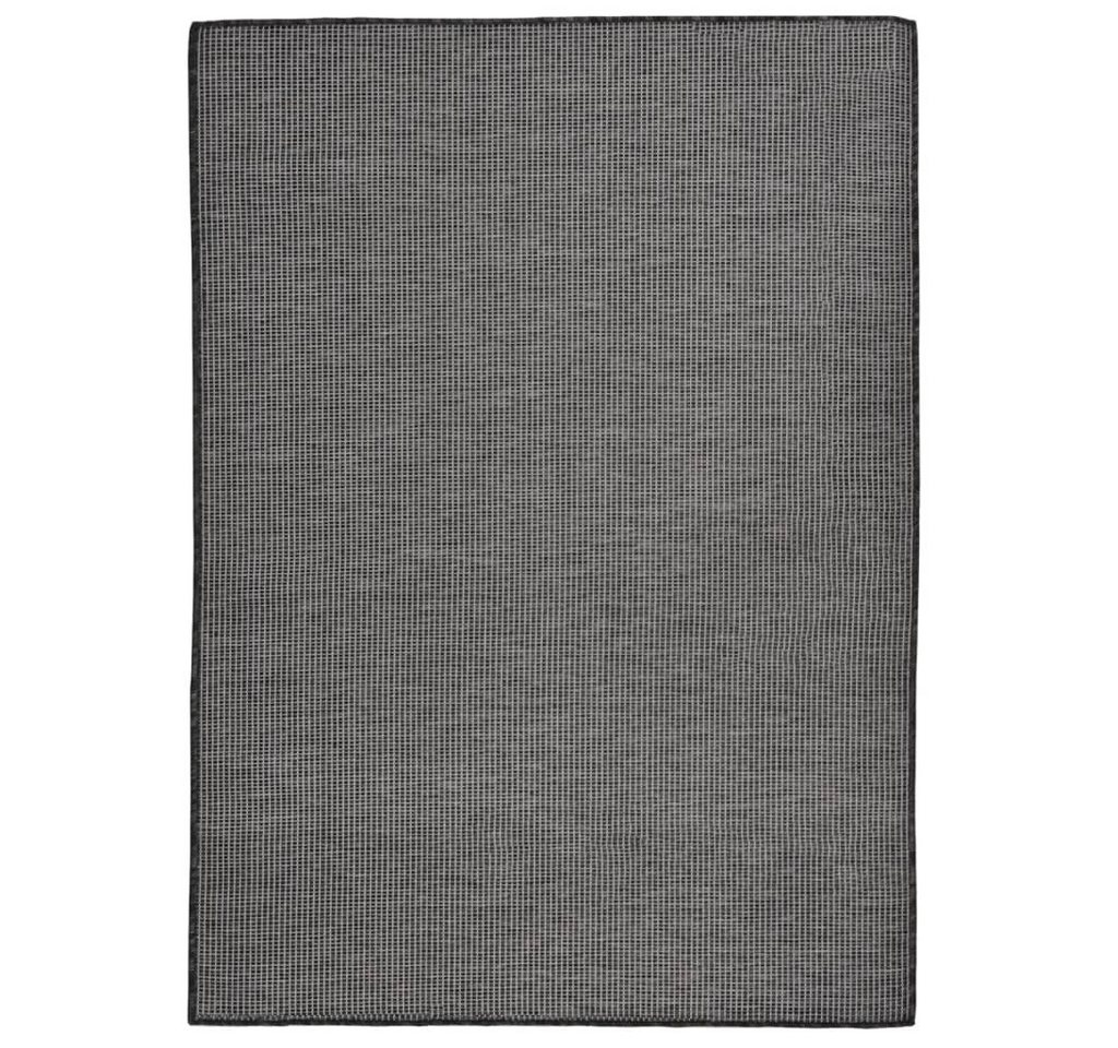Teppich Outdoor-Flachgewebe 200x280 cm Grau, furnicato, Rechteckig von furnicato