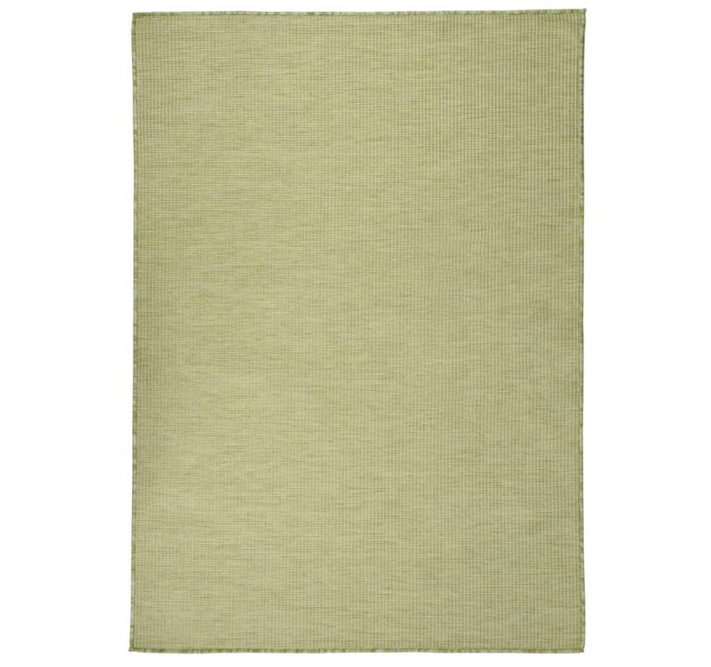 Teppich Outdoor-Flachgewebe 200x280 cm Grün, furnicato, Rechteckig von furnicato