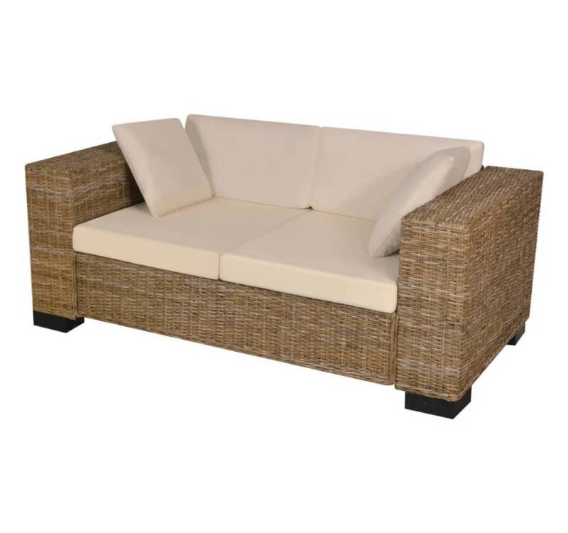 furnicato 2-Sitzer 7-tlg. Sofa Set Echtes Rattan furnicato 2-Sitzer 7-tlg. Sofa Set Echtes Rattan von furnicato