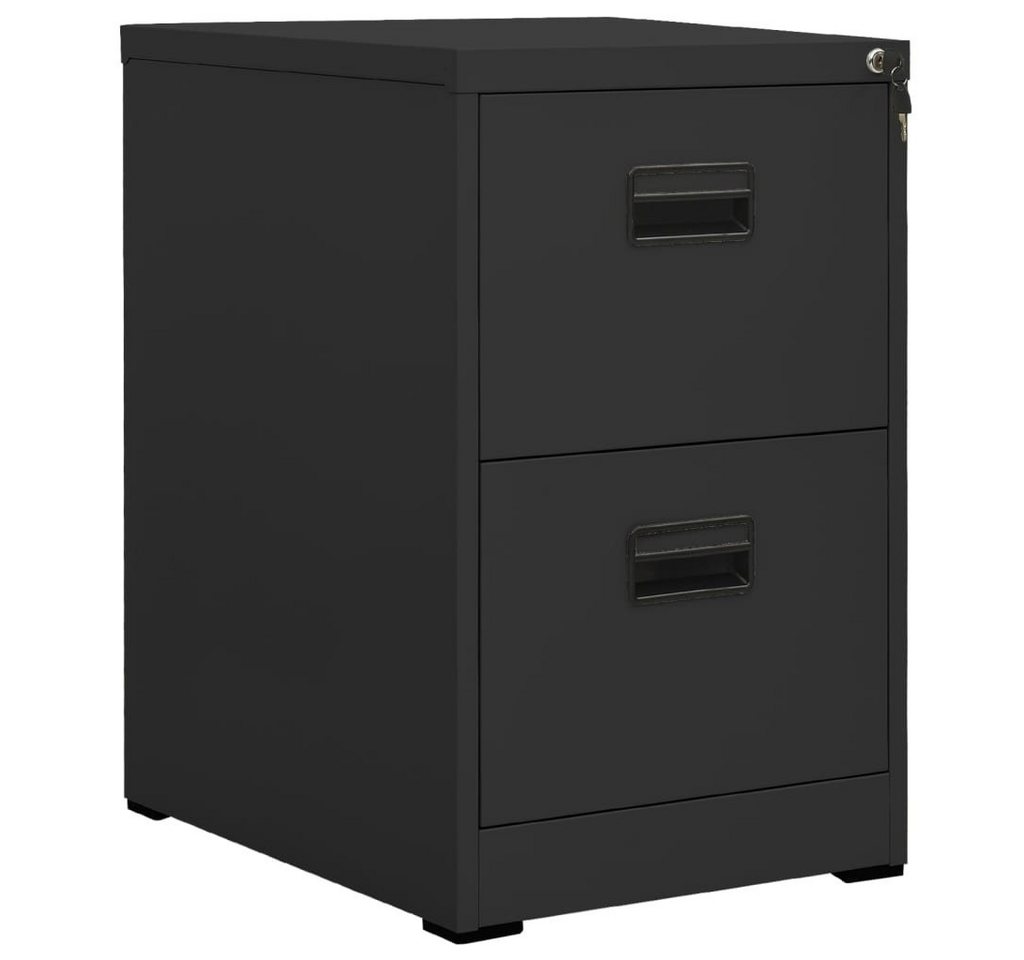 furnicato Aktenschrank Anthrazit 46x62x72,5 cm Stahl von furnicato