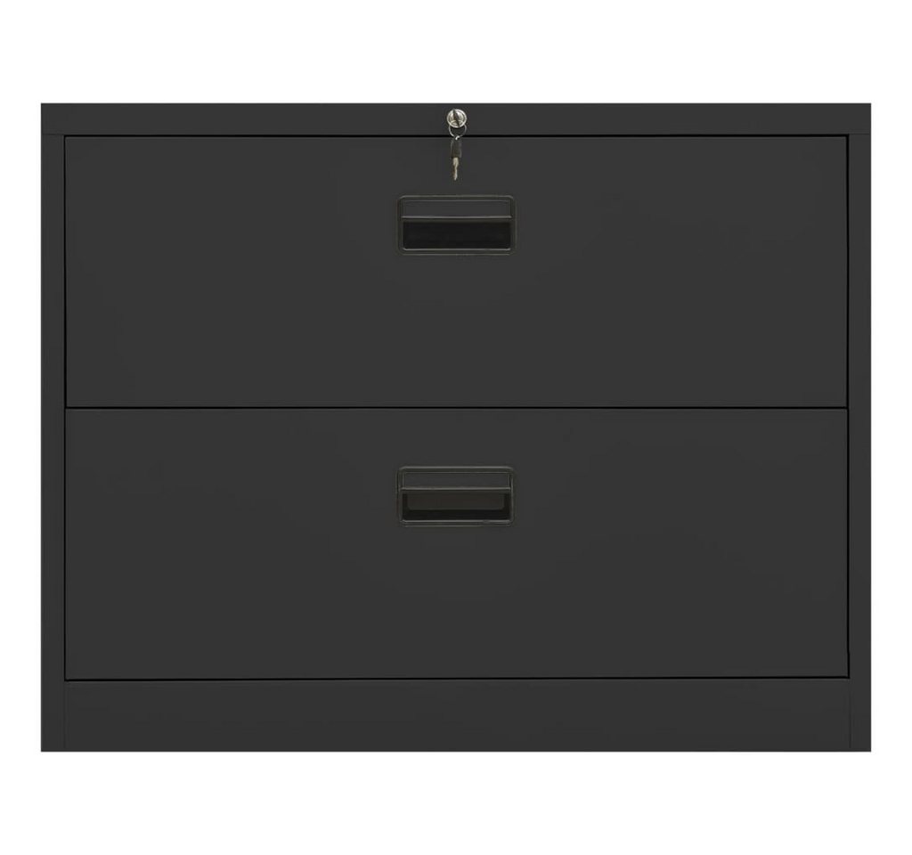 furnicato Aktenschrank Anthrazit 90x46x72,5 cm Stahl (1-St) von furnicato