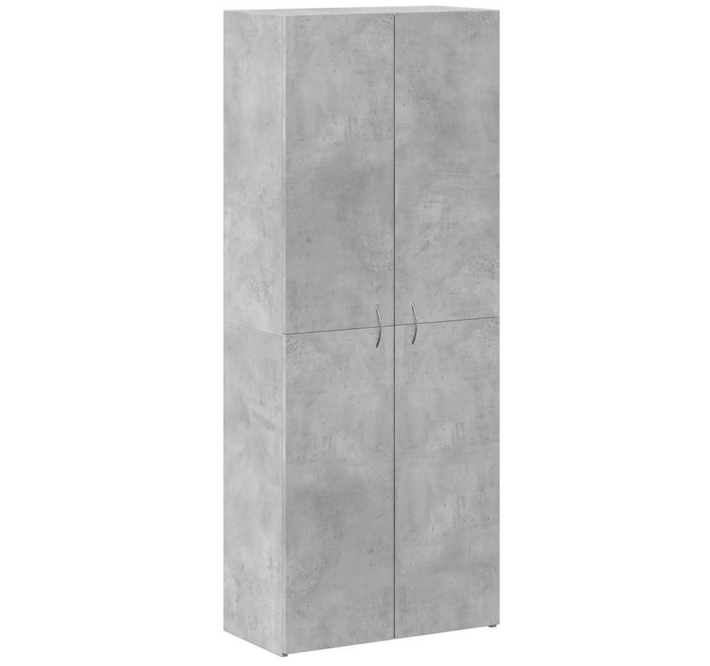 furnicato Aktenschrank Betongrau 60x32x153 cm Holzwerkstoff (1-St) von furnicato