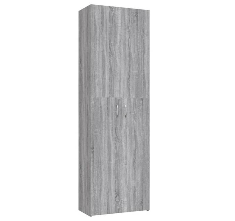 furnicato Aktenschrank Büroschrank Grau Sonoma 60x32x190 cm Holzwerkstoff (1-St) von furnicato
