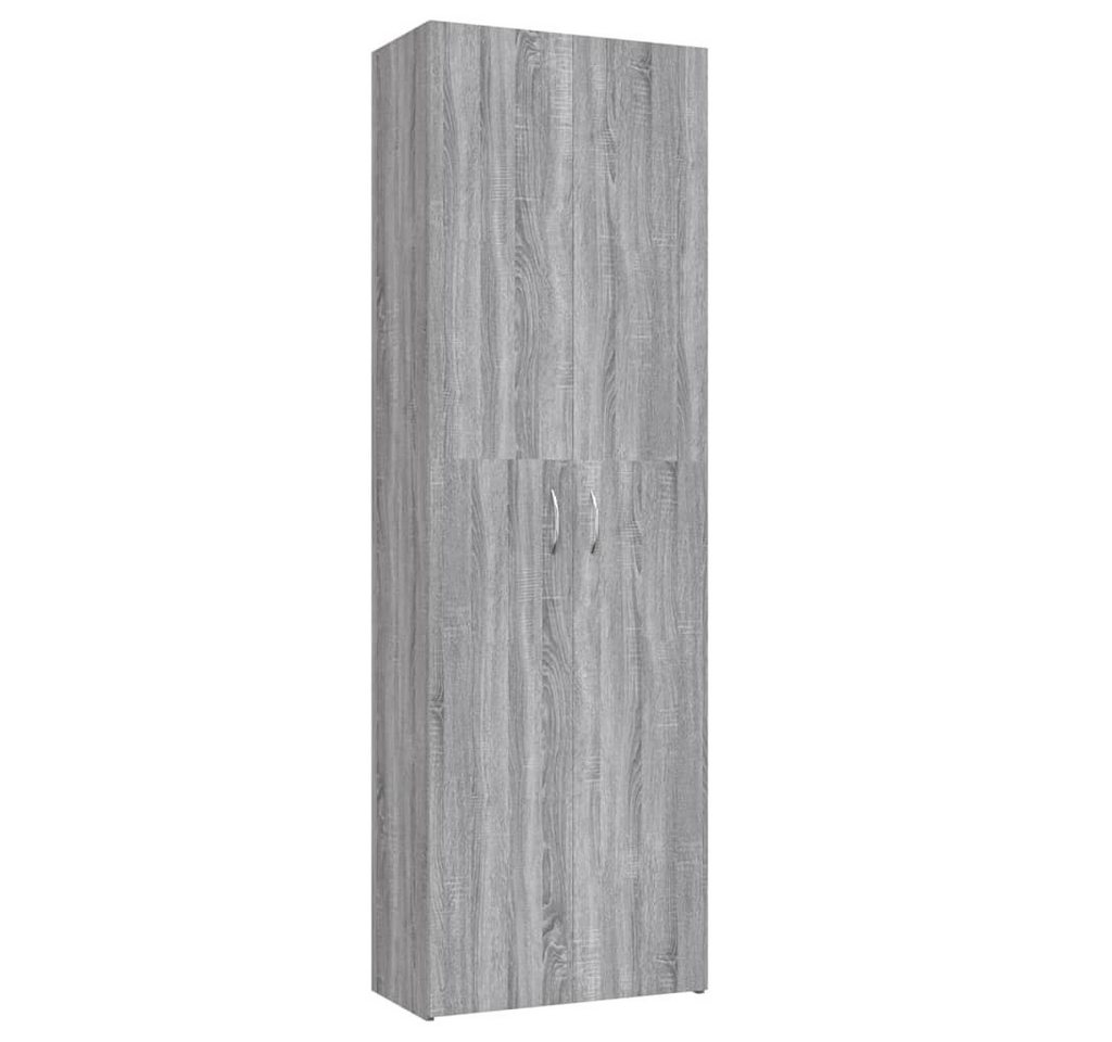 furnicato Aktenschrank Büroschrank Grau Sonoma 60x32x190 cm Holzwerkstoff von furnicato