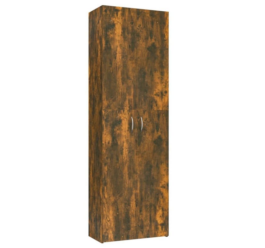 furnicato Aktenschrank Büroschrank Räuchereiche 60x32x190 cm Holzwerkstoff (1-St) von furnicato