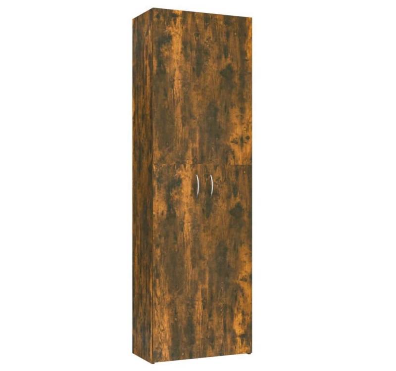 furnicato Aktenschrank Büroschrank Räuchereiche 60x32x190 cm Holzwerkstoff (1-St) von furnicato