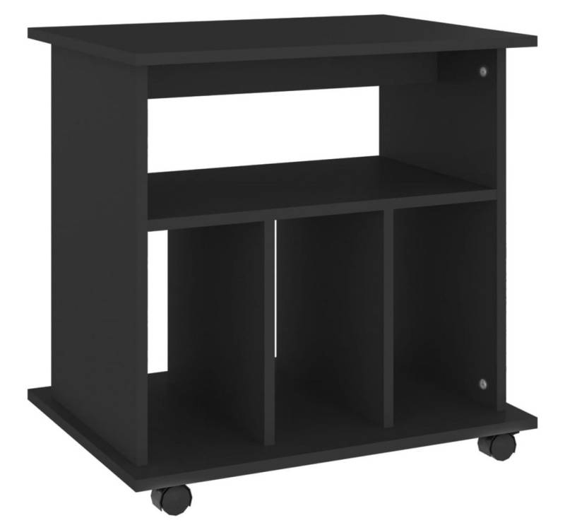 furnicato Aktenschrank Rollschrank Schwarz 60x45x60 cm Holzwerkstoff (1-St) von furnicato