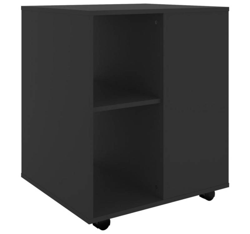 furnicato Aktenschrank Rollschrank Schwarz 60x53x72 cm Holzwerkstoff (1-St) von furnicato