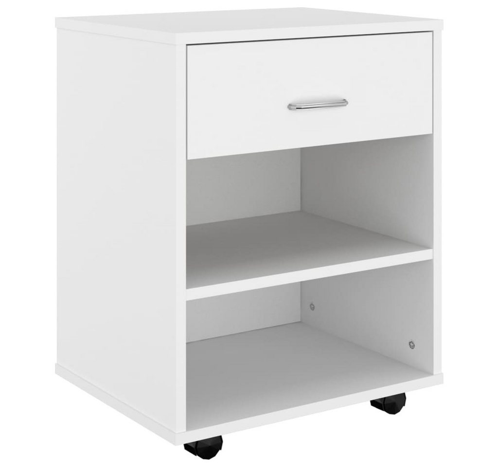furnicato Aktenschrank Rollschrank Weiß 46x36x59 cm Holzwerkstoff (1-St) von furnicato