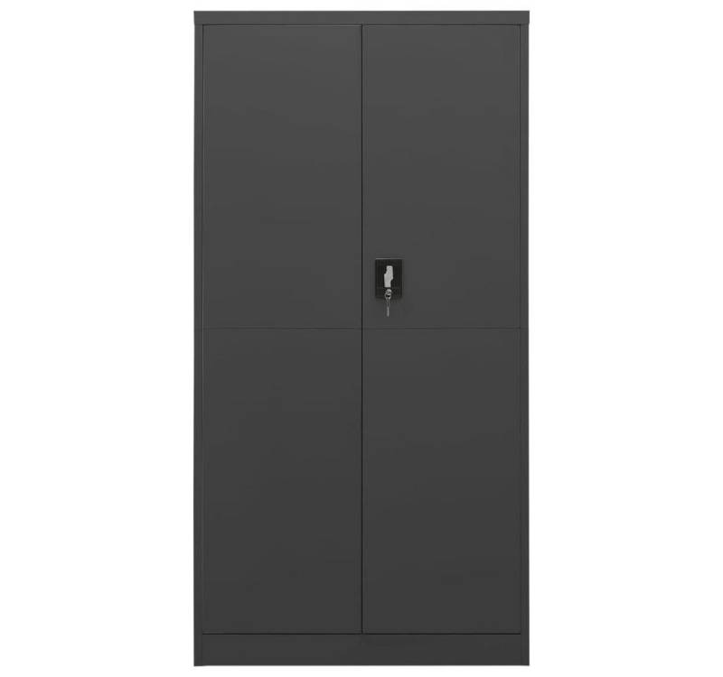 furnicato Aktenschrank Schließfachschrank Anthrazit 90x40x180 cm Stahl (1-St) von furnicato