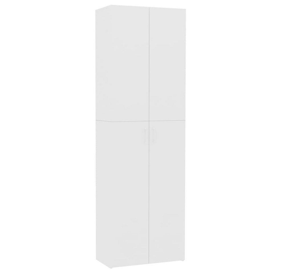 furnicato Aktenschrank TV-Schrank Weiß 60x32x190 cm Holzwerkstoff (1-St) von furnicato