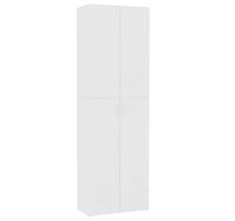 furnicato Aktenschrank TV-Schrank Weiß 60x32x190 cm Holzwerkstoff (1-St) von furnicato