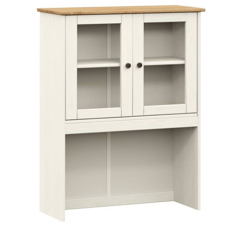 furnicato Aufsatzschrank Sideboard-Aufsatz VIGO Weiß 78x30x100 cm Massivholz Kiefer (1-St) von furnicato