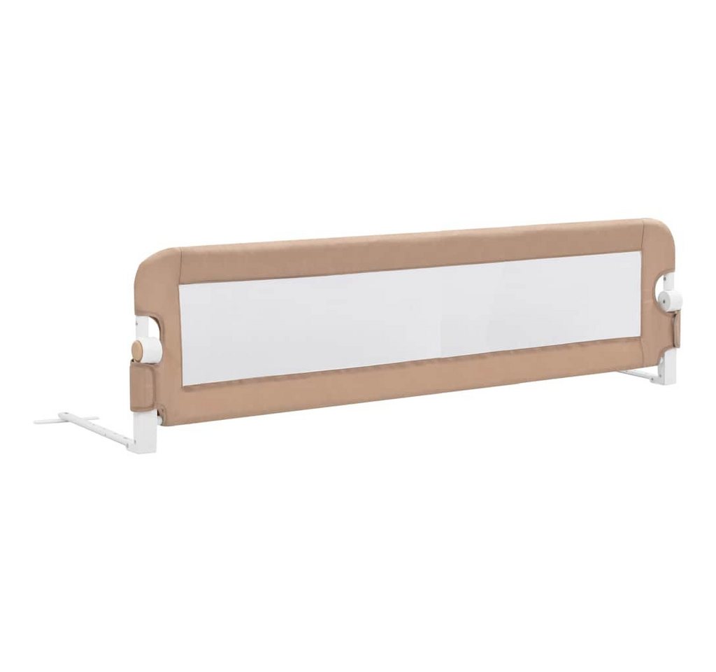 furnicato Babybett Kleinkind-Bettschutzgitter Taupe 150x42 cm Polyester furnicato Babybett Kleinkind-Bettschutzgitter Taupe 150x42 cm Polyester von furnicato