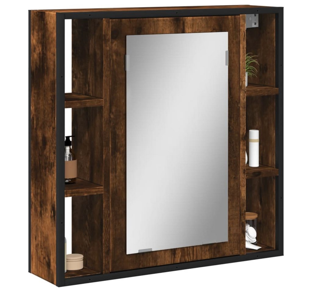 furnicato Badezimmerspiegelschrank Bad-Spiegelschrank Räuchereiche 60x16x60 cm Holzwerkstoff furnicato Badezimmerspiegelschrank Bad-Spiegelschrank Räuchereiche 60x16x60 cm Holzwerkstoff von furnicato