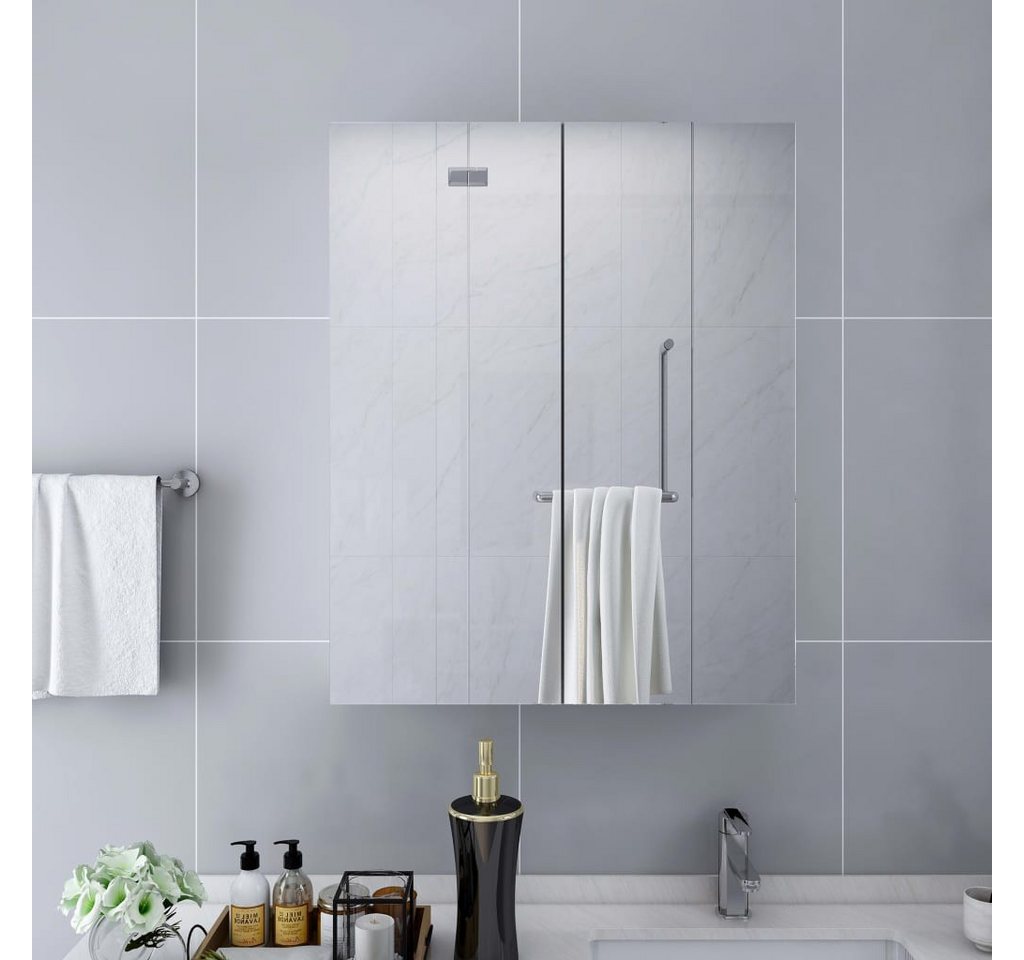 furnicato Badezimmerspiegelschrank Bad-Spiegelschrank Weiß 60x15x75 cm MDF furnicato Badezimmerspiegelschrank Bad-Spiegelschrank Weiß 60x15x75 cm MDF von furnicato