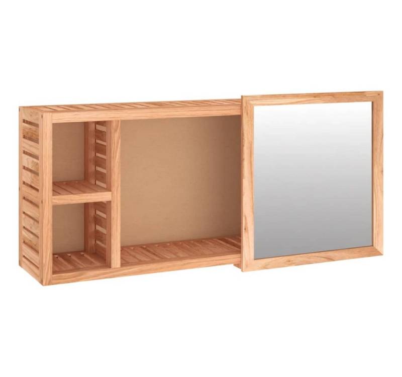 furnicato Badezimmerspiegelschrank Spiegelschrank 80x17x34 cm Massivholz Nussbaum furnicato Badezimmerspiegelschrank Spiegelschrank 80x17x34 cm Massivholz Nussbaum von furnicato