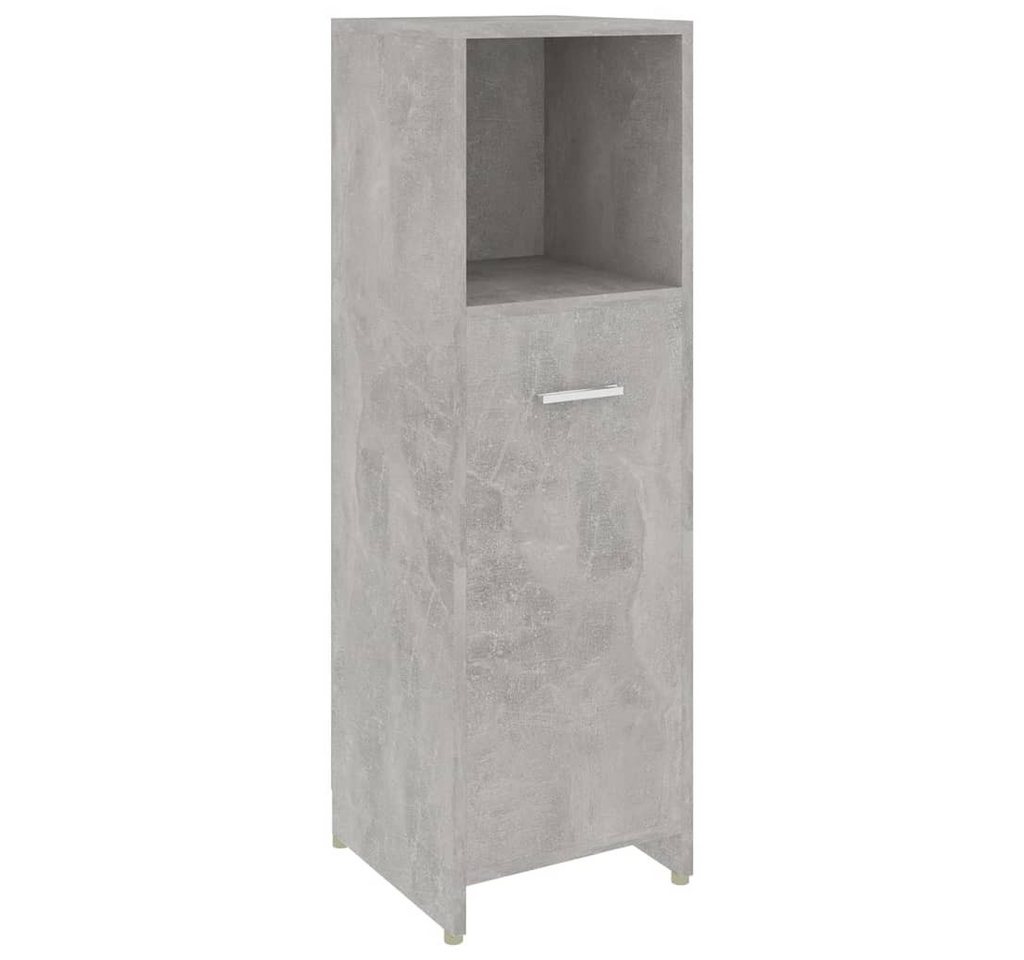 furnicato Badmöbel-Set Badezimmerschrank Betongrau 30x30x95 cm Holzwerkstoff, (1-St) von furnicato