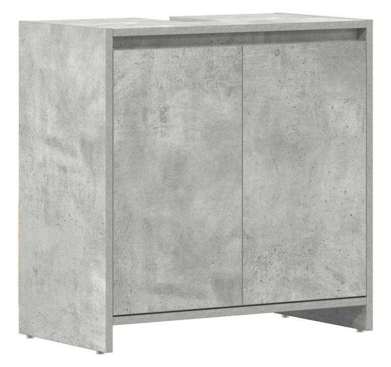 furnicato Badmöbel-Set Badezimmerschrank Betongrau 60x33x61 cm Holzwerkstoff von furnicato