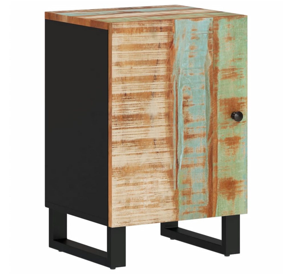 furnicato Badmöbel-Set Badschrank 38x33x58 cm Altholz Massiv von furnicato