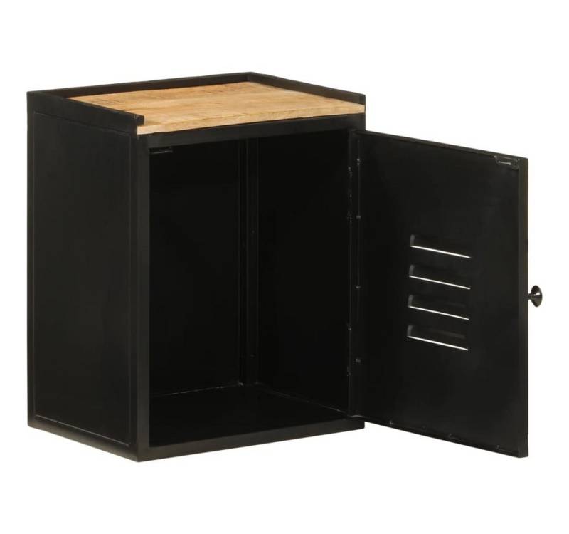 furnicato Badmöbel-Set Badschrank 40x30x50 cm Eisen und Massivholz von furnicato