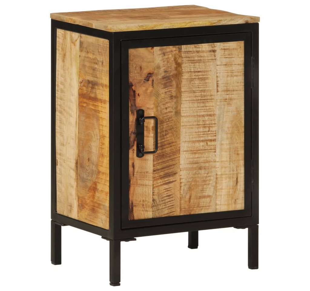 furnicato Badmöbel-Set Badschrank 40x30x60 cm Massivholz und Eisen von furnicato