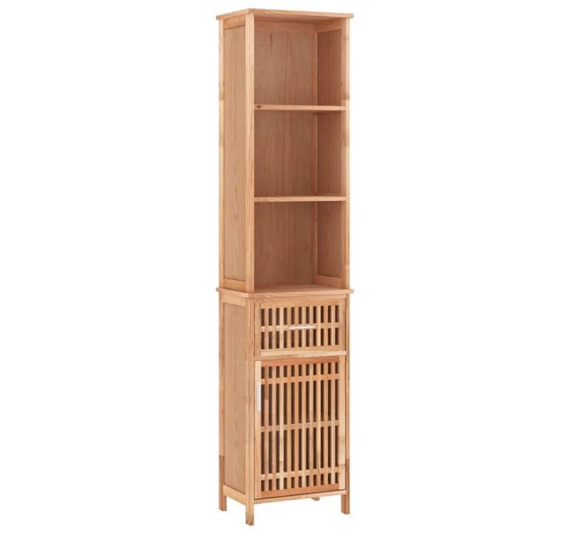 furnicato Badmöbel-Set Badschrank 42x29x182 cm Massivholz Nussbaum furnicato Badmöbel-Set Badschrank 42x29x182 cm Massivholz Nussbaum von furnicato