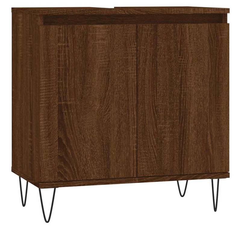 furnicato Badmöbel-Set Badschrank Braun Eichen-Optik 58x33x60 cm Holzwerkstoff furnicato Badmöbel-Set Badschrank Braun Eichen-Optik 58x33x60 cm Holzwerkstoff von furnicato