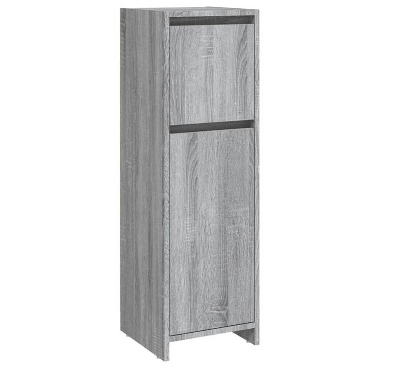 furnicato Badmöbel-Set Badschrank Grau Sonoma 30x30x95 cm Holzwerkstoff, (1-St) von furnicato